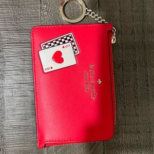 Kate Spade card wallet keychain